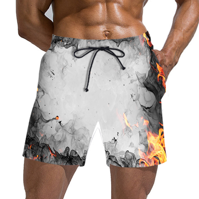 Été drôle impression 3D Shorts de plage mode Fitness décontracté séchage rapide Bermuda Shorts de course Surf maillots de bain maillots de bain_voghion.com
