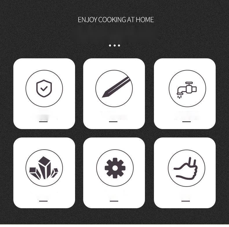 Edelstahl Haushalt Küche Chef Sechs-Stück Set Holz Griff Schlafsaal Obst Gemüse Messer_voghion.com