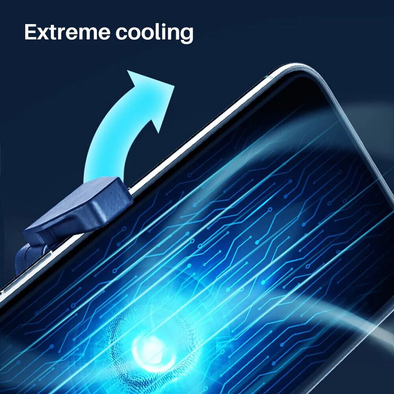 Universal Mobile Phone Cooler Radiator For IPhone/Android Game Phone Cooling Fan_voghion.com