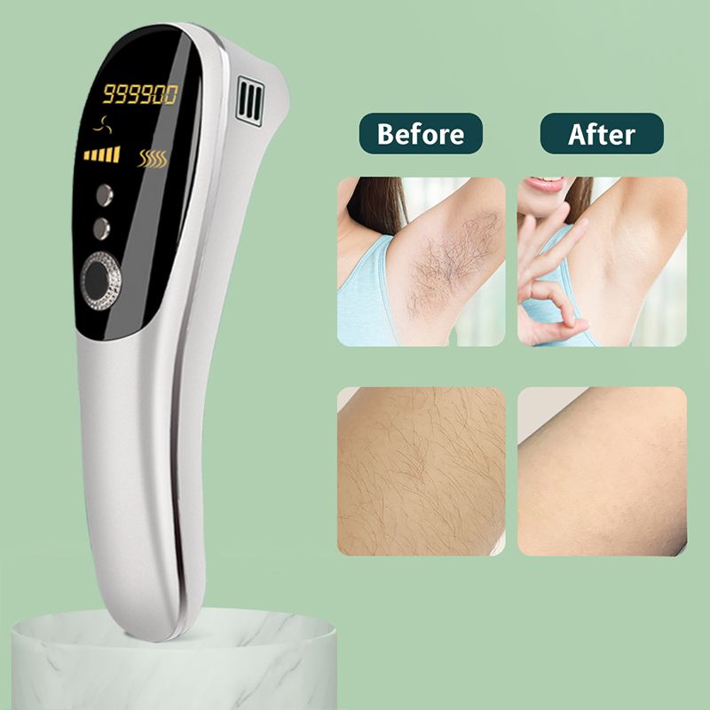 Laser Epilator Ipl Hair Removal Photoepilator Use 990000 Flash Permanent 5-12 J Painless Shaving and Depilador_voghion.com