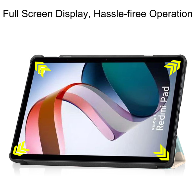 Tablet Cover For Funda Xiaomi Redmi Pad Case 10.61" Smart PU Leather Magnetic Shell For Coque Redmi Pad 10.61 2022 Case + Stylus_voghion.com
