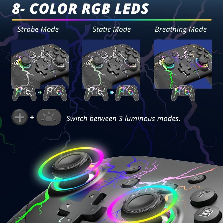 Suitable for Switch lite game Nintendo wireless S80 Bluetooth vibration NS/OLED Elite controller_voghion.com