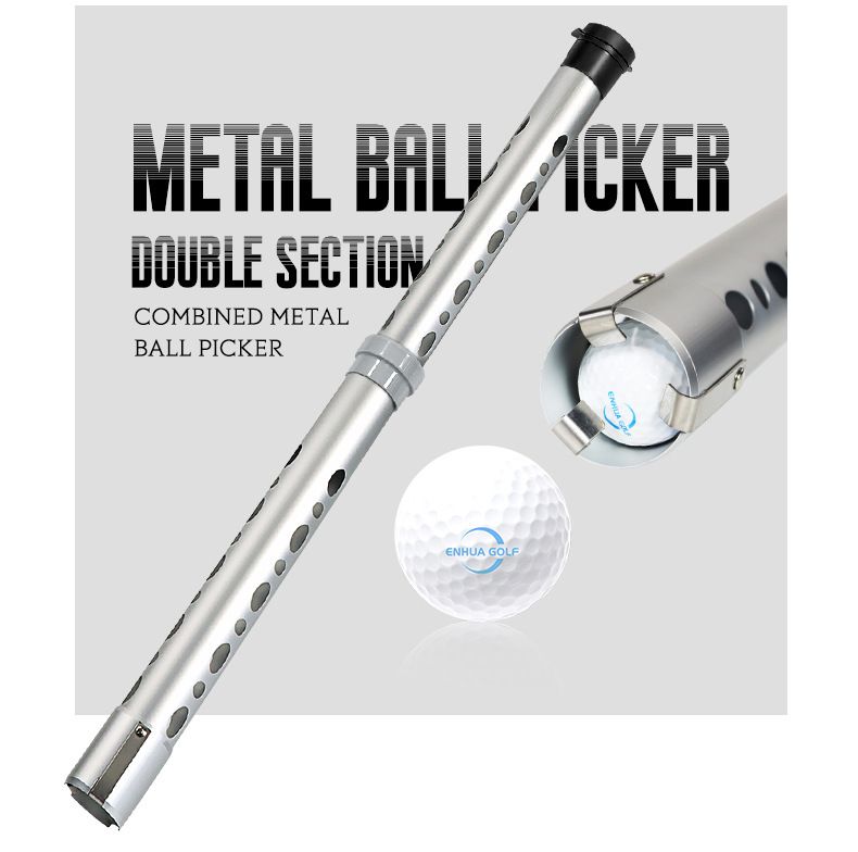 New Golf Aluminum Tube Easy To Assemble Disassemble Upper And Lower Sections Ball Picker Accessories Lightweight_voghion.com