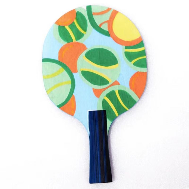 DTY Mini-Whiteboard aus Holz für Kinder und Erwachsene, leicht, praktisch, Schläger, Tischtennis, Grundplatte, Signatur_voghion.com