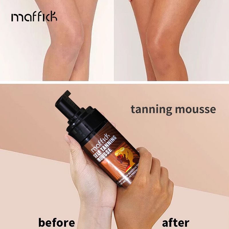 Scrub e trattamenti per il corpo Maffick Tanning Mousse Bubble Bronze Sun Free Sunbathing Sun Boosting Spot_voghion.com