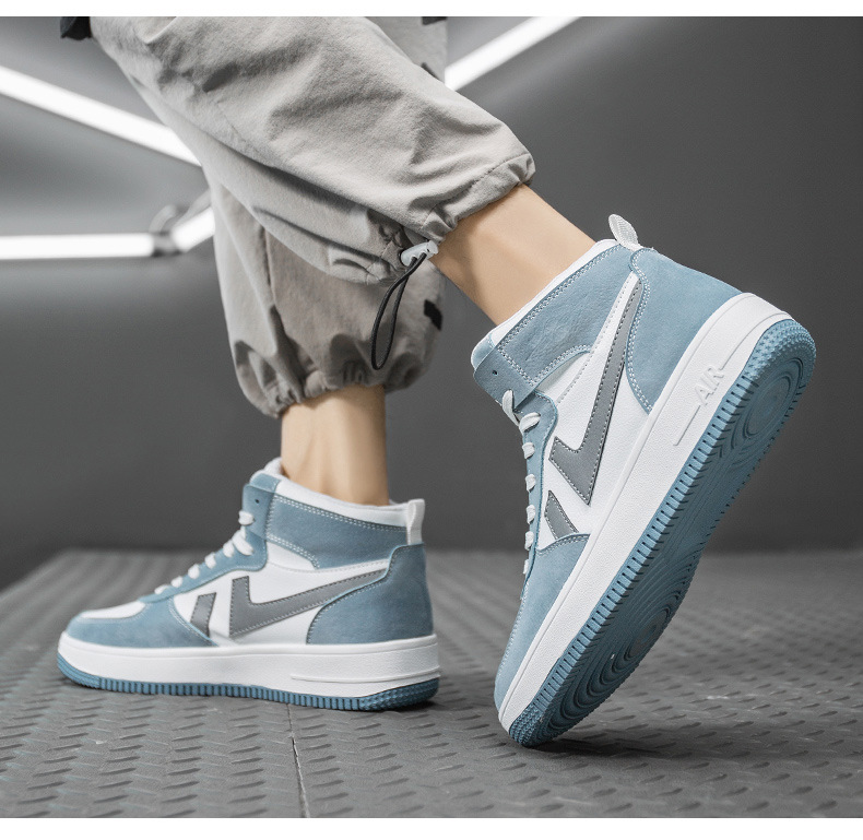 Herrenschuhe 2023 Frühjahr neue High-Top-Freizeitschuhe trendige All-Match-Schuhe Herren-Sportschuhe One Sneakers_voghion.com