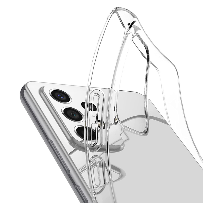 Mykt silikondeksel for Samsung Galaxy A73 A53 A33 A13 A03 A82 A72 A52 A42 A32 A22 A12 5G Ultra Thin Clear Case Cov_voghion.com