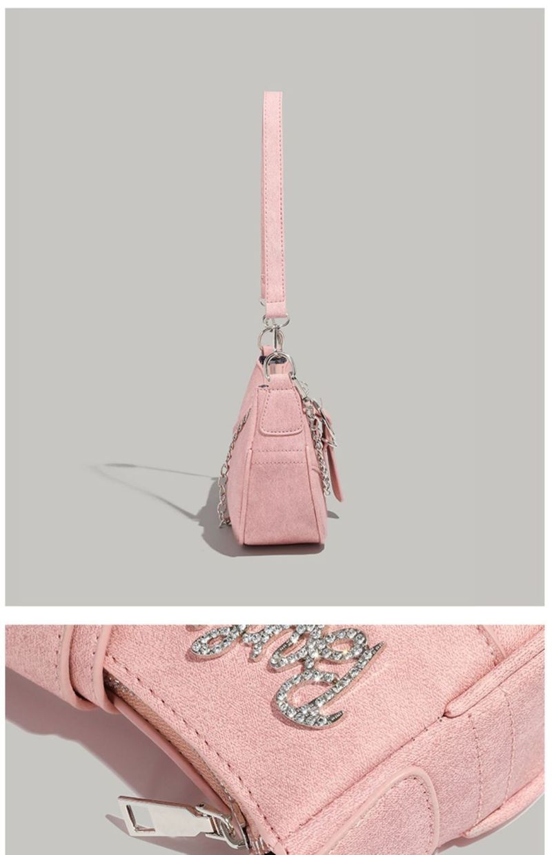 Borsa a tracolla personalizzata con design a cuore laser, borsa da ascella, borsa a tracolla, borsa alla moda autunno 2025_voghion.com