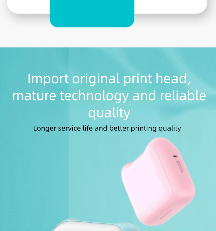 Nova Mini Impressora Térmica Bluetooth para Correção de Erros de Bolso Portátil para Estudantes_voghion.com