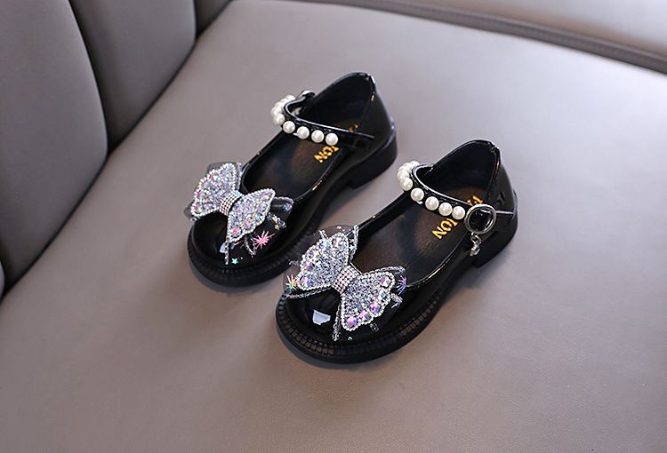 Neu Dame Baby Mädchen Mädchen Prinzessin Diamant Einzelnen Schuh Schuhe Dance_voghion.com
