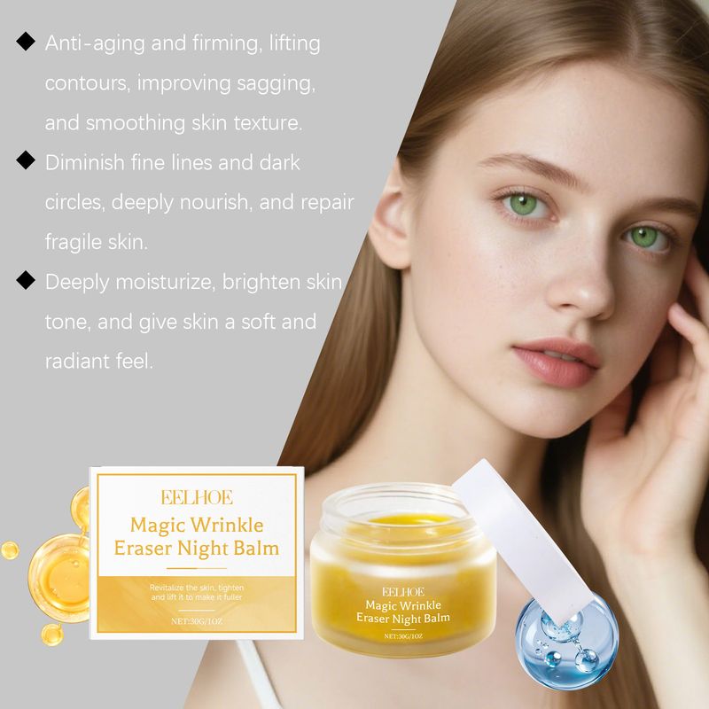 EELHOE Translucent Firming Night Cream Sanfte Pflege für empfindliche Haut, feuchtigkeitsspendende, weiche und feuchtigkeitsspendende Nachtpflege_voghion.com