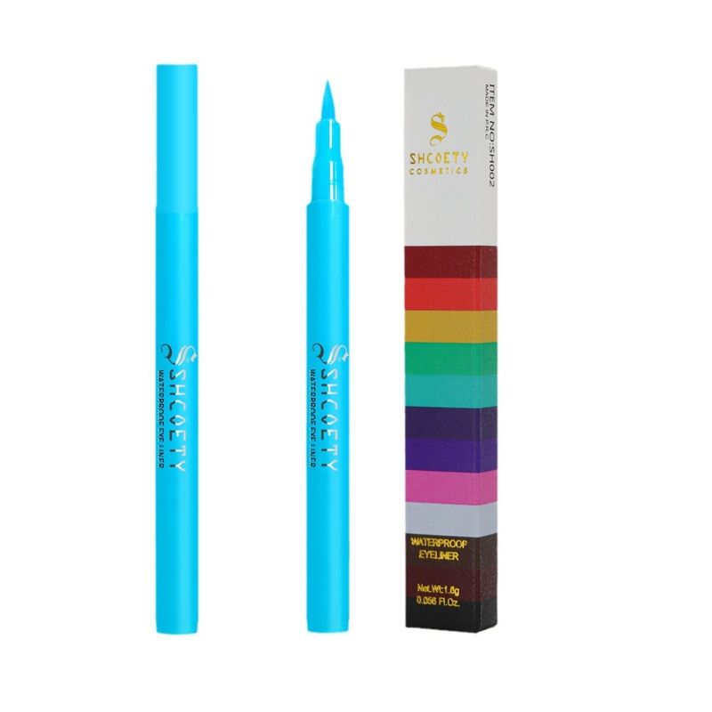 Crayon eye-liner liquide coloré SHCOETY, résistant aux bavures, mat, longue tenue, waterproof_voghion.com