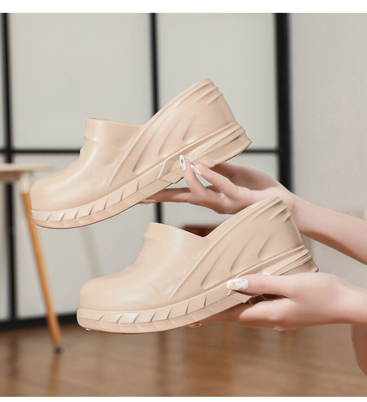 Sandali con cuscino da donna Pantofole da spiaggia Pantofole con zeppa per interni ed esterni Supporto per arco Soft Summer_voghion.com