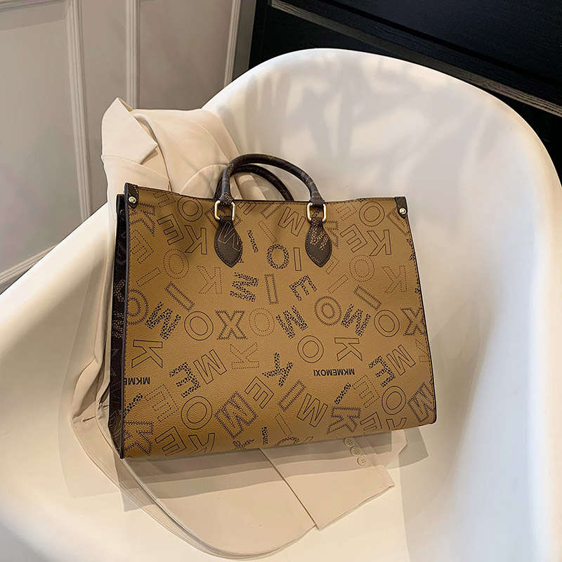 Borsa a mano vintage floreale di grande capacità, alla moda, 2024, da donna, regalo_voghion.com