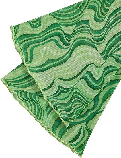 Top corto da donna con maniche a campana in rete floreale, colletto arricciato e orlo a lattuga_voghion.com