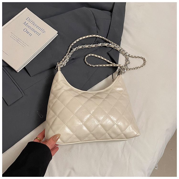 Borsa a tracolla versatile da donna, trapuntata, ricamata e di alta qualità, da portare sotto le ascelle, nuova moda 2025_voghion.com