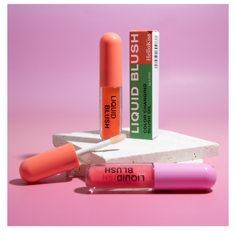 Hellokiss Color Maschera idratante naturale per il trucco che tiene l'olio per fard in polvere liquido che cambia caldo_voghion.com