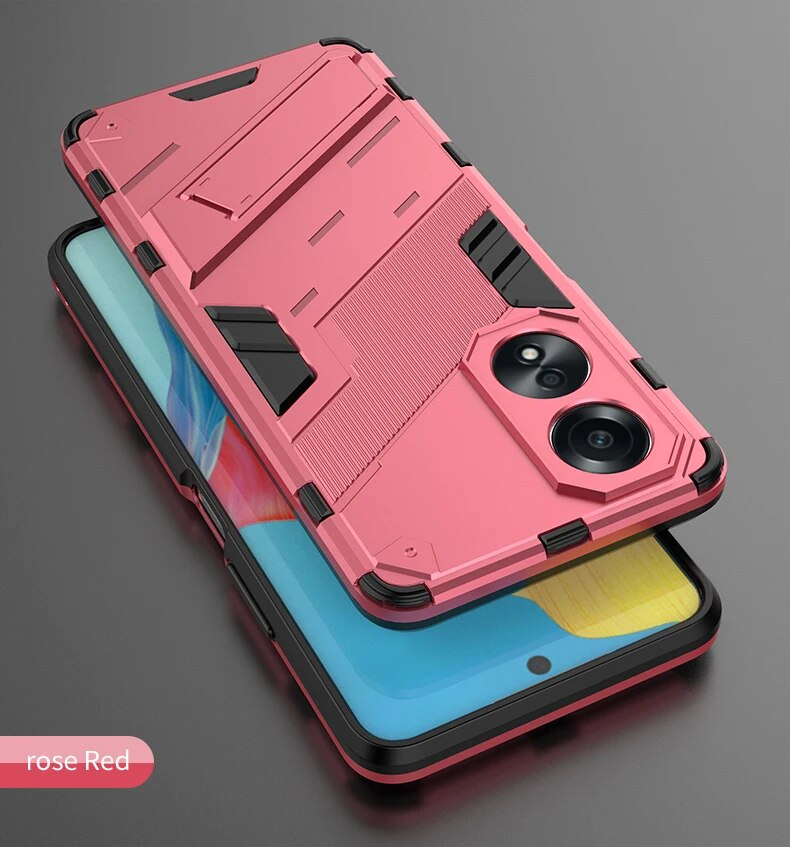 Fundas For OPPO A18 A38 A58 A78 4G Case Bumper Shockproof Armor Protective Back Coque For Realme C51 C53 C55 Phone Cover_voghion.com