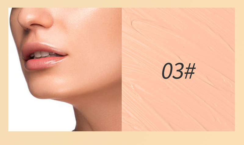 Hellokiss Concealer Feuchtigkeitsspendende und natürlich aufhellende Weizen-Antik-Kupfer-Farbe wärmende flüssige Grundierung_voghion.com