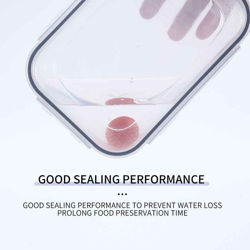 Refrigerator food transparent plastic 14-piece crisper storage box microwave oven storage box Kitchen Box storage box_voghion.com