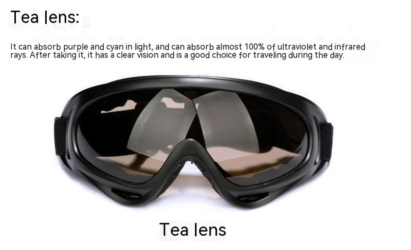 Σκι προσομοίωσης πιτσιλίσματος, ποδηλασίας, αθλητικά μάτια εξωτερικού χώρου, γυαλιά X400, ανεμοφράκτης μοτοσικλέτας και μάτι της άμμου_voghion.com