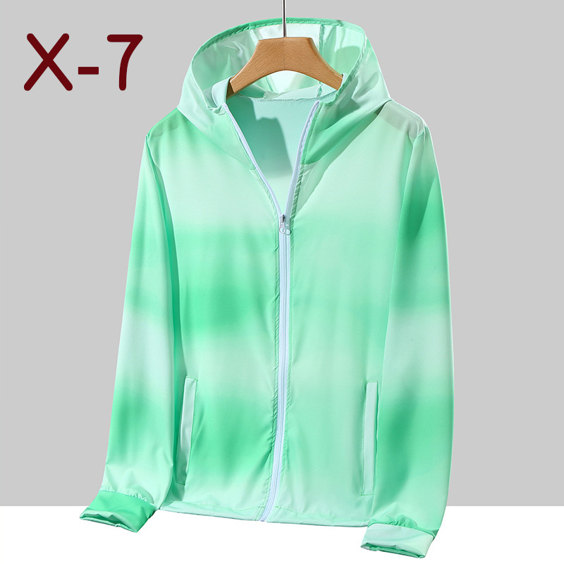 2023 Spring Summer Jacket Women Colorful Shiny Sunscreen Clothing Couples Color Thin Waterproof Coats Trend Large Size_voghion.com