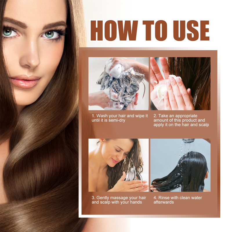 Batana Oil EELHOE Haarspülung spendet Feuchtigkeit, repariert die Haarwurzeln, stärkt, beugt Haarausfall vor, macht das Haar weich und fest_voghion.com