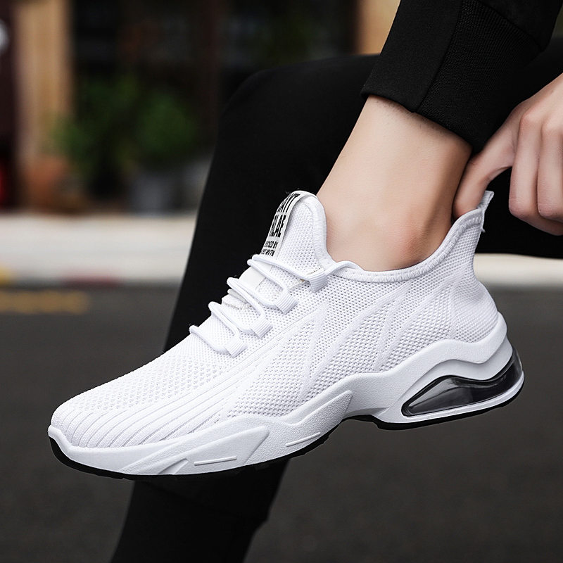 Pantofi sport pentru bărbați cu pernă de aer confortabili, cu talpă moale și șireturi noi de vară_voghion.com