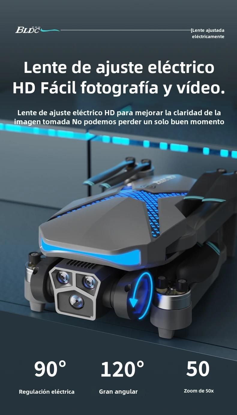 KBDFA AE7 Professional Drone Dual HD Camera Aerial Photography FPV Helicopter With Obstacle Avoidance Foldable RC_voghion.com