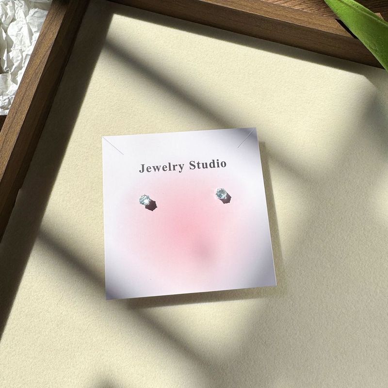 Ocean Star Super Immortal Explosive Clear Stars Premium Ohrstecker Design Temperament Vielseitige Ohrringe_voghion.com