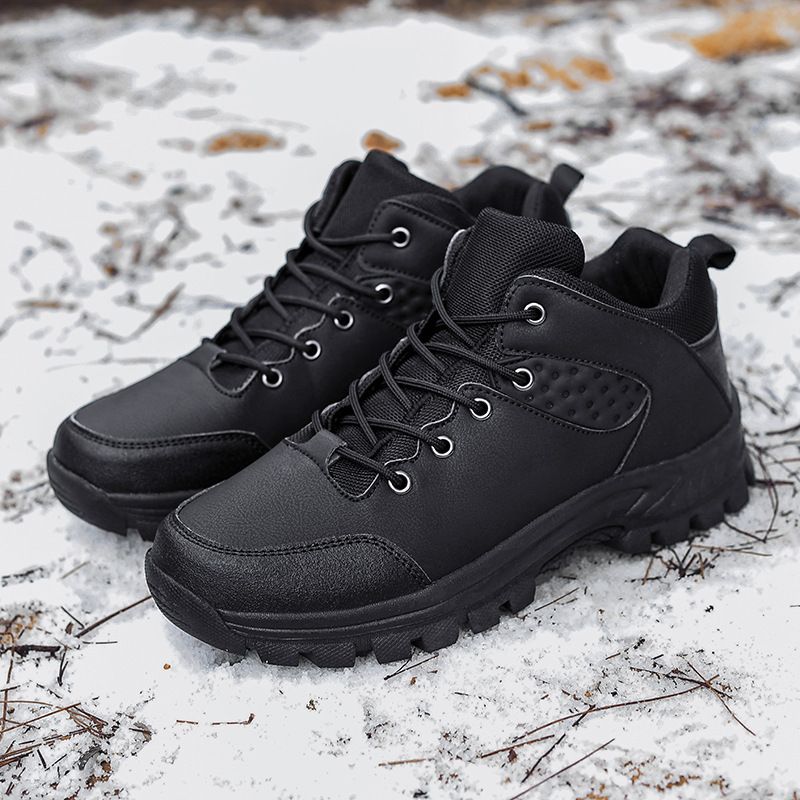 Frühling Neue Große Outdoor High Top Weiche, Bequeme, Einfache, Vielseitige Herren Bergschuhe_voghion.com