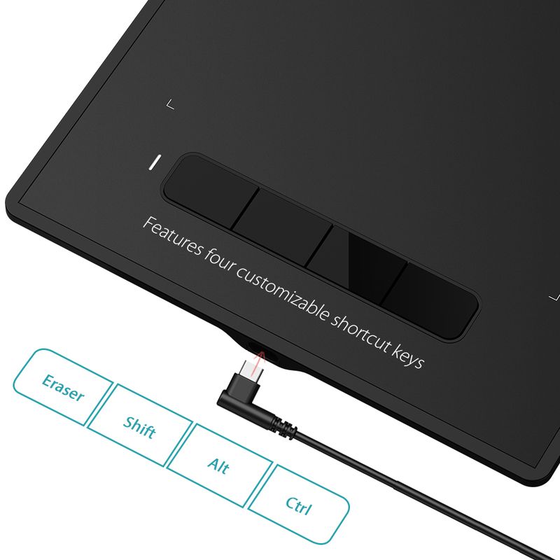 XP Pen Star G960S/S Plus Graphics Digital Drawing 8192 Levels Support Windows Pen Tablet Online Education_voghion.com