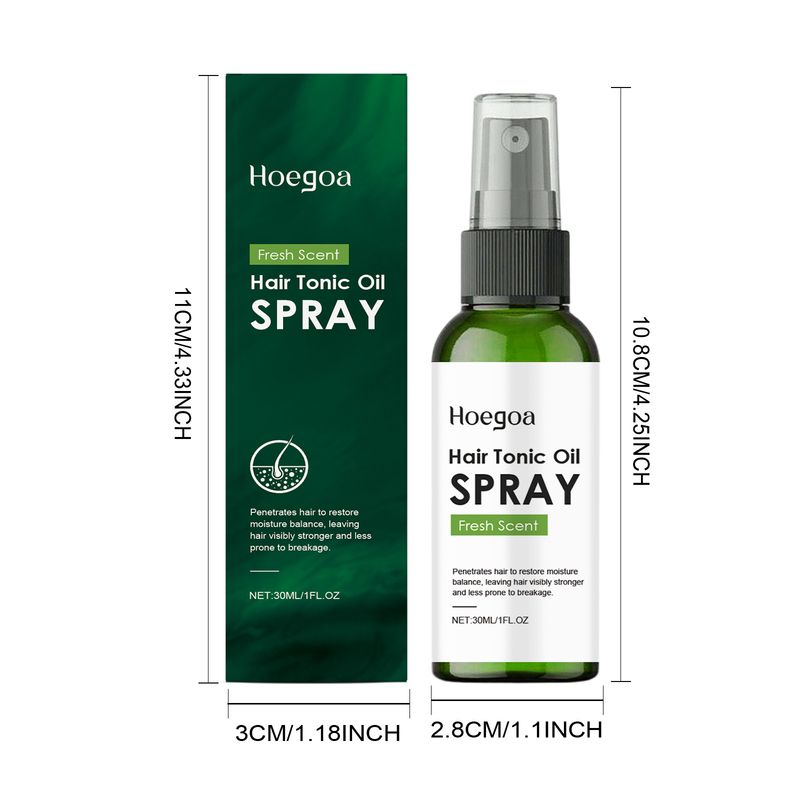 Hoegoa Essential Oil Moisturizes Cares For Scalp, Hydrates And Strengthens Hair, Silky Smooth Hair Care Spray_voghion.com