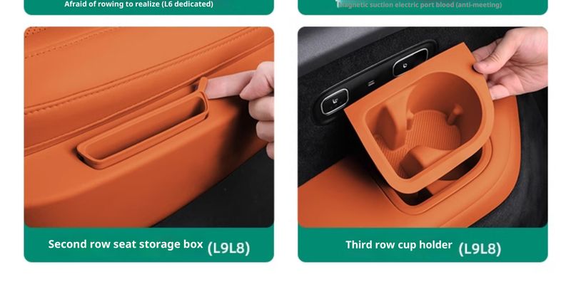 Passend für L6 L7 L8 L9 Silikonkollektion Mittelkonsolen-Getränkematte Auto-Modifikation Innenausstattung_voghion.com