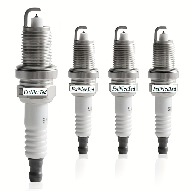 4pcs Iridium Spark Plug Fits For Honda Fit/Civic /06 Honda CRV2.4 Replaces NGK-9329 IZFR6K11NS_voghion.com