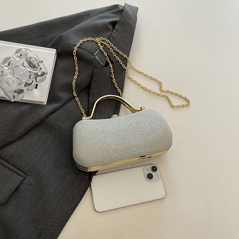 Niche Style Box 2025 Autumn Winter New Trendy Fashion Chain Evening Sparkling Diamond Women's Shoulder Crossbody Bag_voghion.com