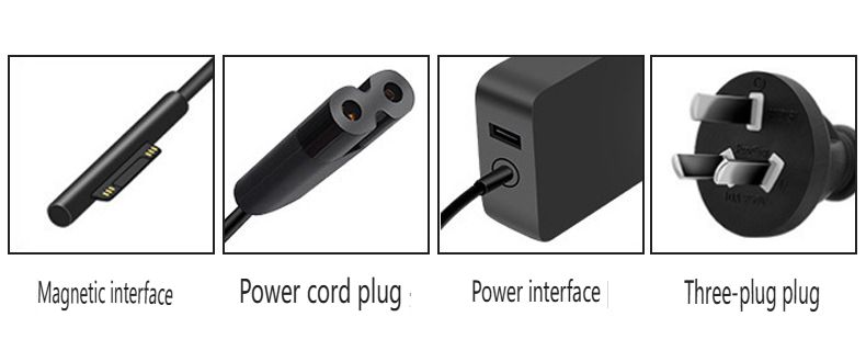 Suitable For 44W Magnetic Power Adapter For Microsoft Surface Book - 15V 2.58A Fast Charger_voghion.com