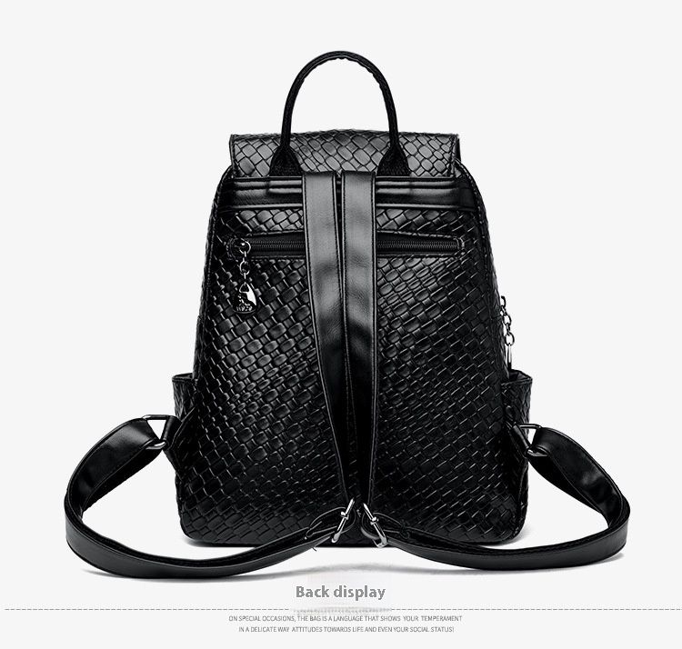 Axelväska Dam Ny Mode Lyxig Resryggsäck Stor Kapacitet Enkel Och Mångsidig Mjuk Läder Student Bokväska Trendig_voghion.com