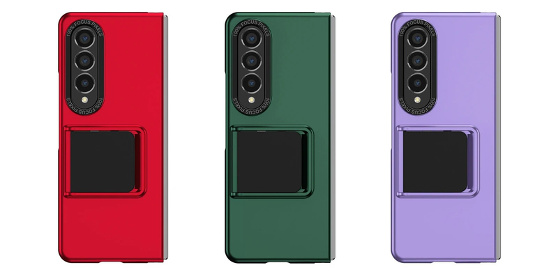 Custodia per telefono portatile anti-shock per Samsung Galaxy Fold 5 4 3 Cover protettiva per PC rigida con supporto Shift per Z Fold4_voghion.com