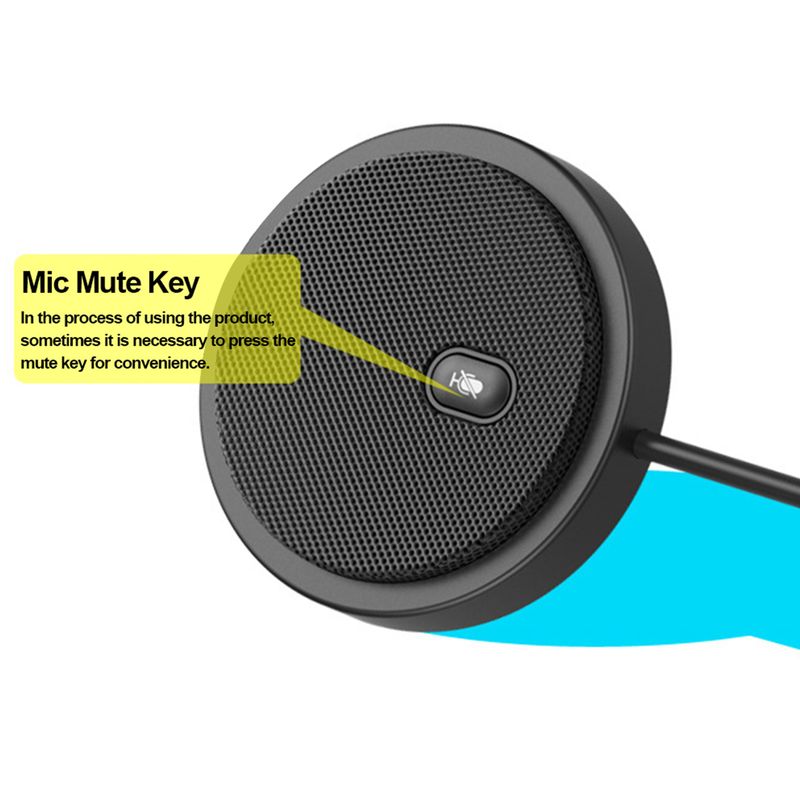 USB Omni-directional Condenser Mic for Meeting Business Conference Computer Laptop Voice Direct Pickup Microphone_voghion.com