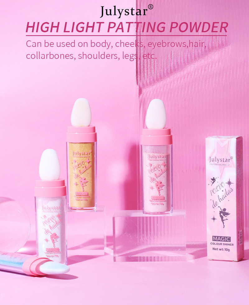 Fairy-kloppoeder, verheldering van het volledige lichaam, herstel van het natuurlijke driedimensionale uiterlijk, poederblusher,_voghion.com