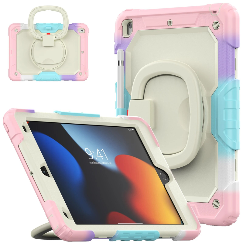 Robuste rote Tablet-Hülle IPad Air 2 3 4 10.9 Pro 11 2022 Kinder stoßfeste Abdeckung für 7. 8. 9. 10.2 Mini 5 6 9.7_voghion.com