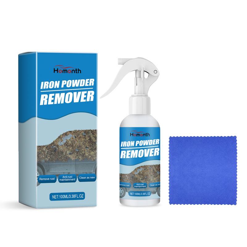 HOMONTH Iron Powder Remover, Decontamination Refurbishing Spray For Metal Parts Of Bicycle Wheels_voghion.com