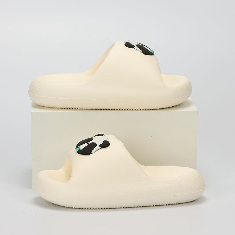 Women's Shoes Unisex Shoes Slippers Cute Cartoon Personality Homedoor Stepping On Shit Eva Thick Soled Sandals Spot_voghion.com
