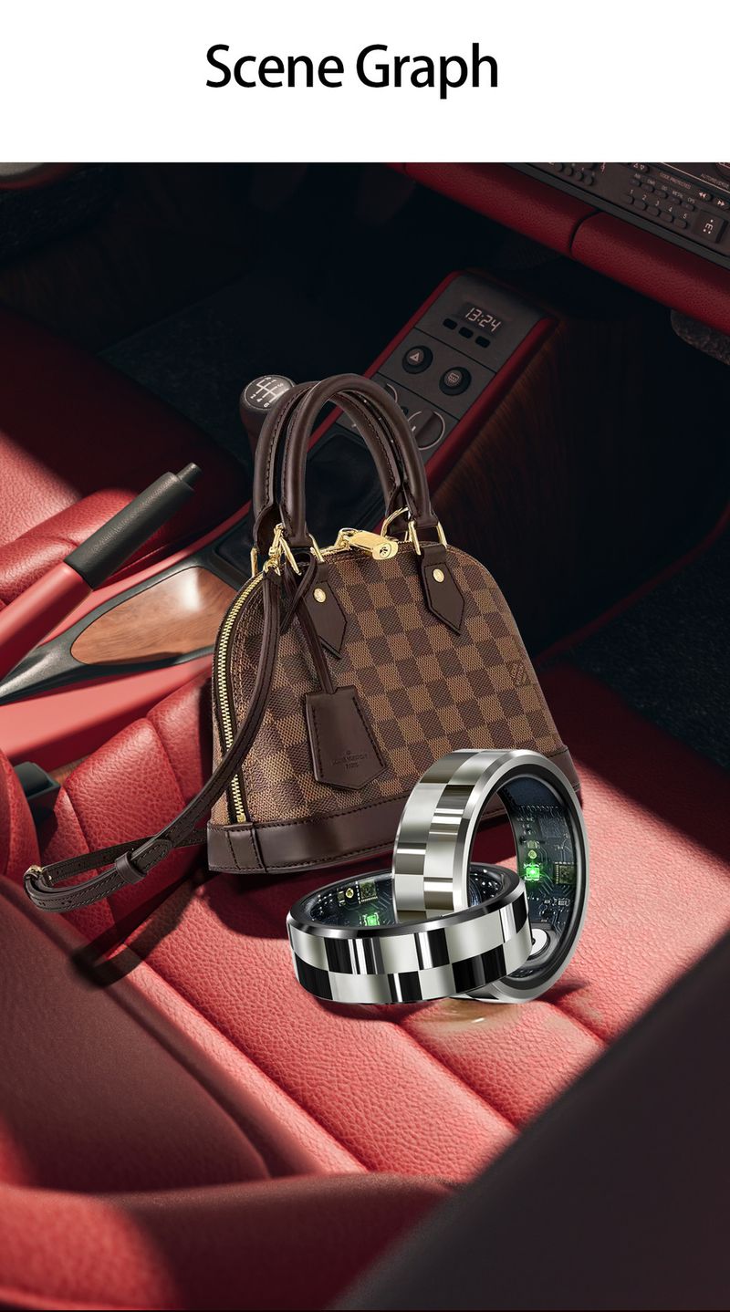 Électronique grand public Bague intelligente Entrepôt de chargement Photographies Oxygène sanguin Suivi du sommeil Surveillance de la fréquence cardiaque Mode exercice_voghion.com