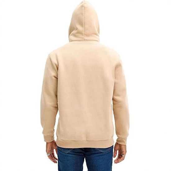 Herrenbekleidung Schweres Fleece-Kapuzenpullover - Warmer Winterpullover mit Kängurutasche, lässige, lockere Passform für Outdoor und Streetwear_voghion.com