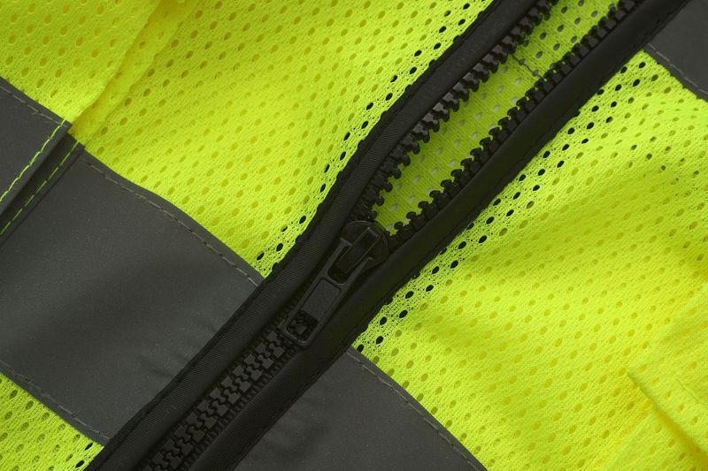 Multi Pocket w magazynie, kamizelka bezpieczeństwa do budowy dróg, kamizelka ostrzegawcza High Brighess do magazynów lotniskowych_voghion.com
