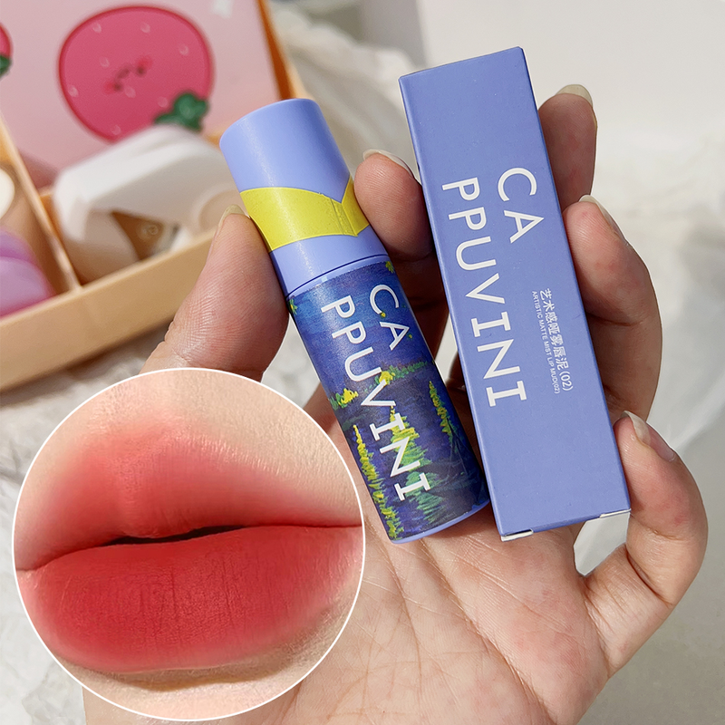 Matte Lip Waterproof Gloss Oil Painting Art Nude Veet Red Liquid Lipstick Lasting Non-stick Cup Lip Mud Li stick_voghion.com